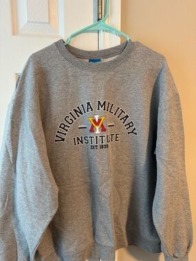 Virginia Military Institute Grey Crewneck Sweatshirt